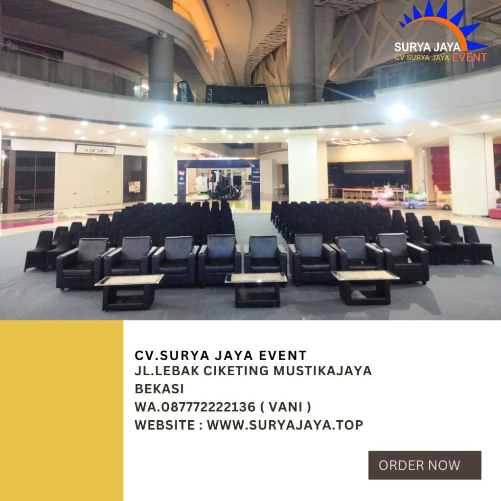 Sewa Sofa Hitam Type Single,Meja Kaca VIP Kuningan Jaksel