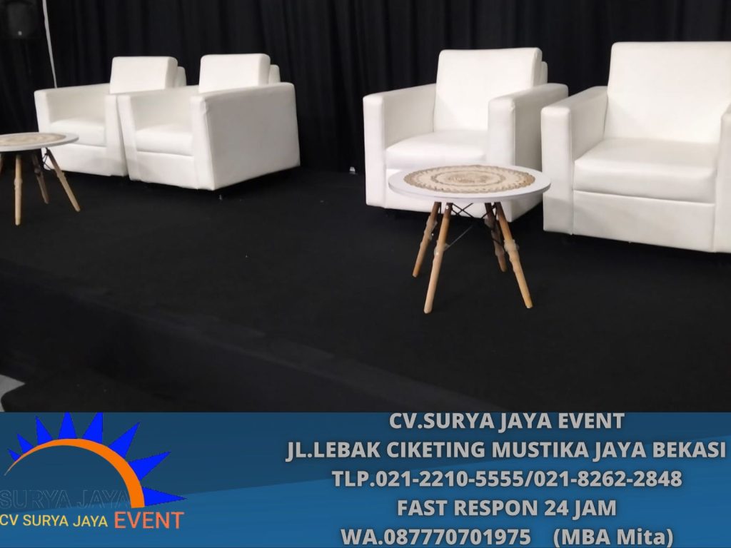 Rental Sofa Single Putih,Meja Dirmy Jakarta