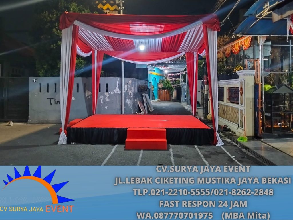 Sewa Tenda Panggung Merah Putih Jakarta (0877-7070-1975)