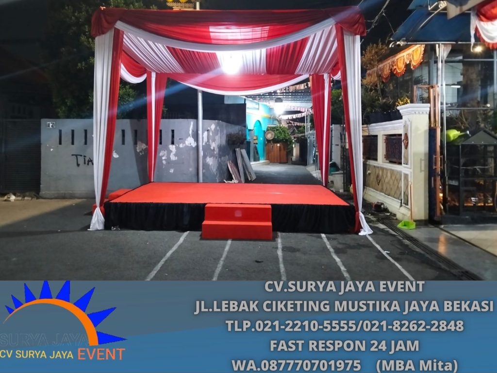 Sewa Tenda Panggung Merah Putih Jakarta (0877-7070-1975)