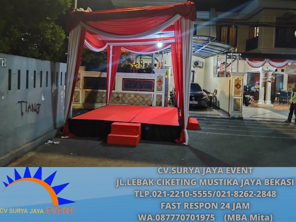 Sewa Tenda Panggung Merah Putih Jakarta (0877-7070-1975)