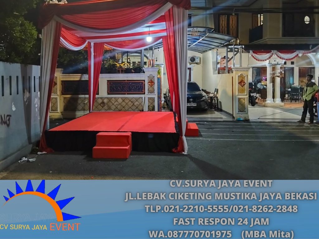 Sewa Tenda Panggung Merah Putih Jakarta (0877-7070-1975)