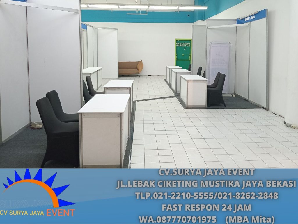 Rental Ruang Partisi Putih,Meja Partisi Depok