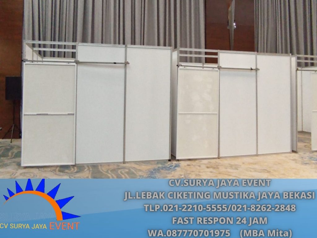 Rental Partisi Putih Ruangan Pintu Sleding Jakarta
