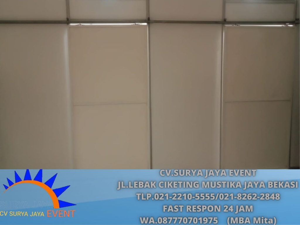 Rental Partisi Putih Ruangan Pintu Sleding Jakarta