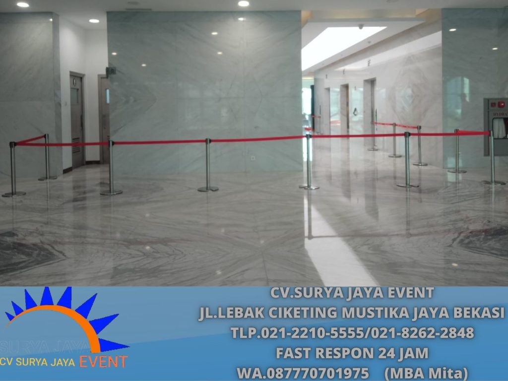 Sewa Tiang Antrian Event Grand Hyatt Hotel Jakarta