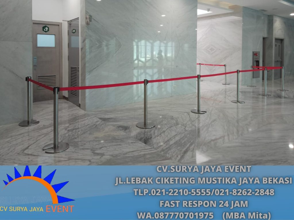 Sewa Tiang Antrian Event Grand Hyatt Hotel Jakarta