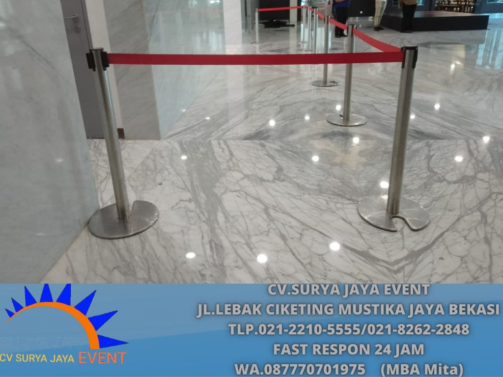 Sewa Tiang Antrian Event Grand Hyatt Hotel Jakarta