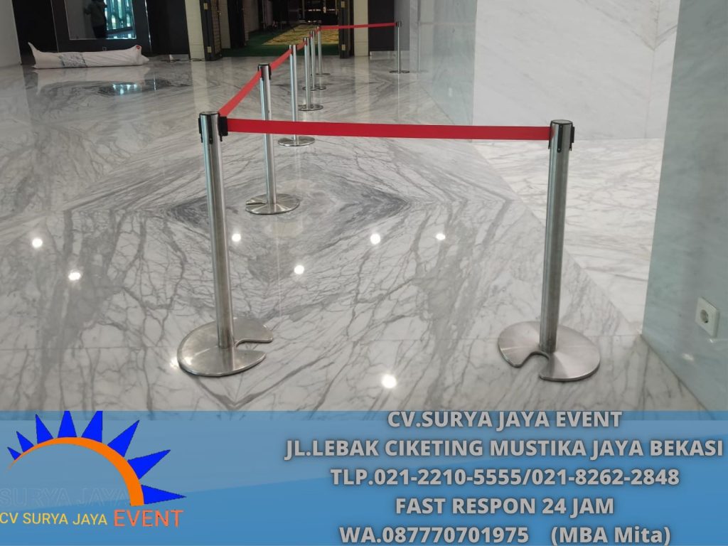 Sewa Tiang Antrian Event Grand Hyatt Hotel Jakarta