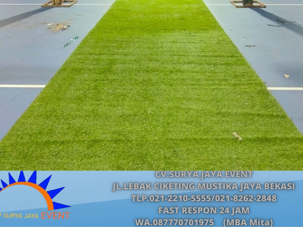 Sewa Rumput Sintes Event Serambi Al musyawarah Kelapa Gading (0877-7070-1975)