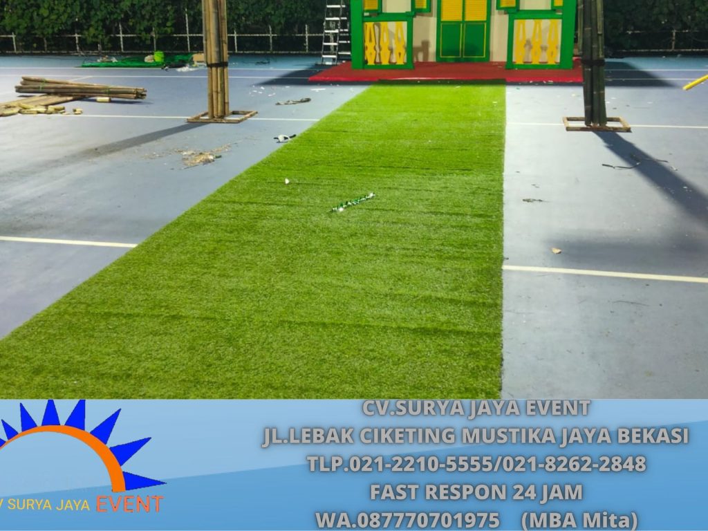 Sewa Rumput Sintes Event Serambi Al musyawarah Kelapa Gading (0877-7070-1975)