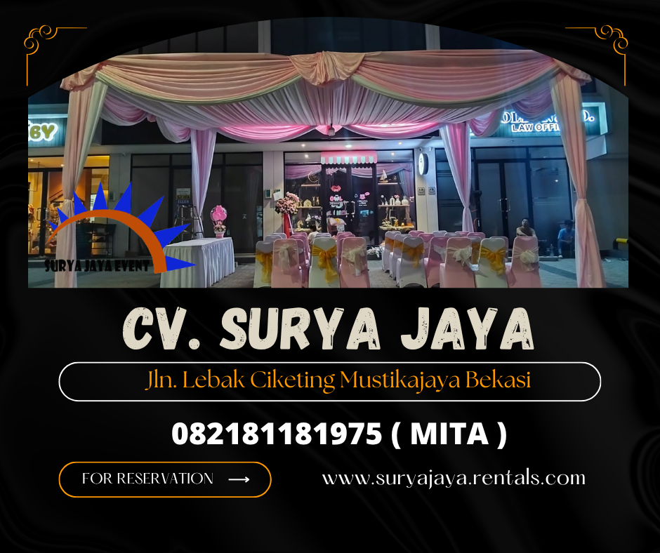 Sewa Tenda serut 6x5m,meja Kursi BSD city tangerang