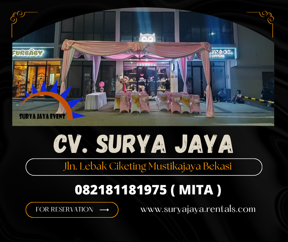 Sewa Tenda serut 6x5m,meja Kursi BSD city tangerang