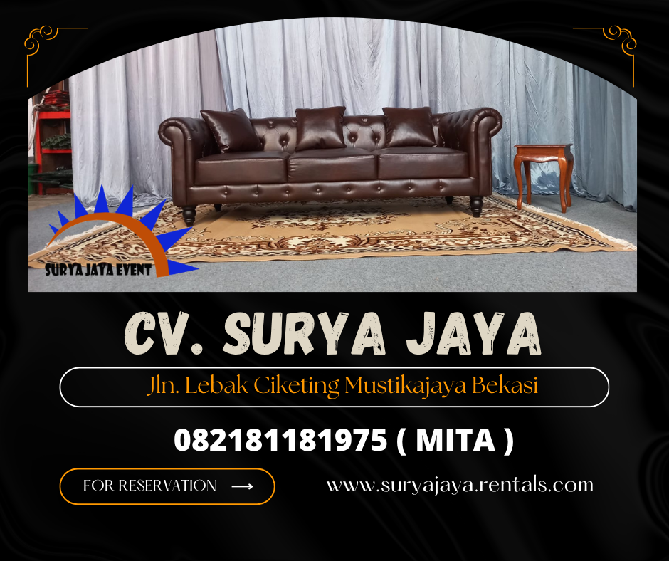 Sewa Sofa tamu Dan Rak Buku Jakarta (082181181975)