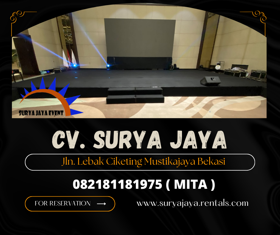 Sewa Panggung Hitam margo Hotel Jakarta