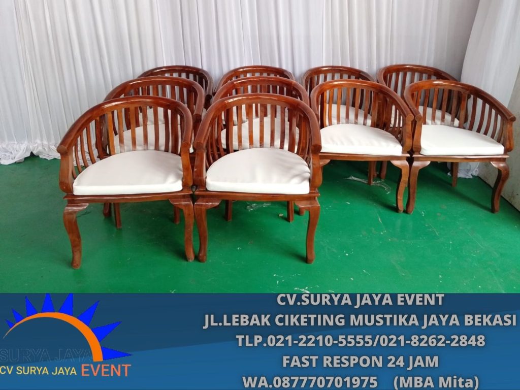 Sewa Kursi VIP Kayu Model Betawi kramat Jati jakarta (0877-7070-1975)