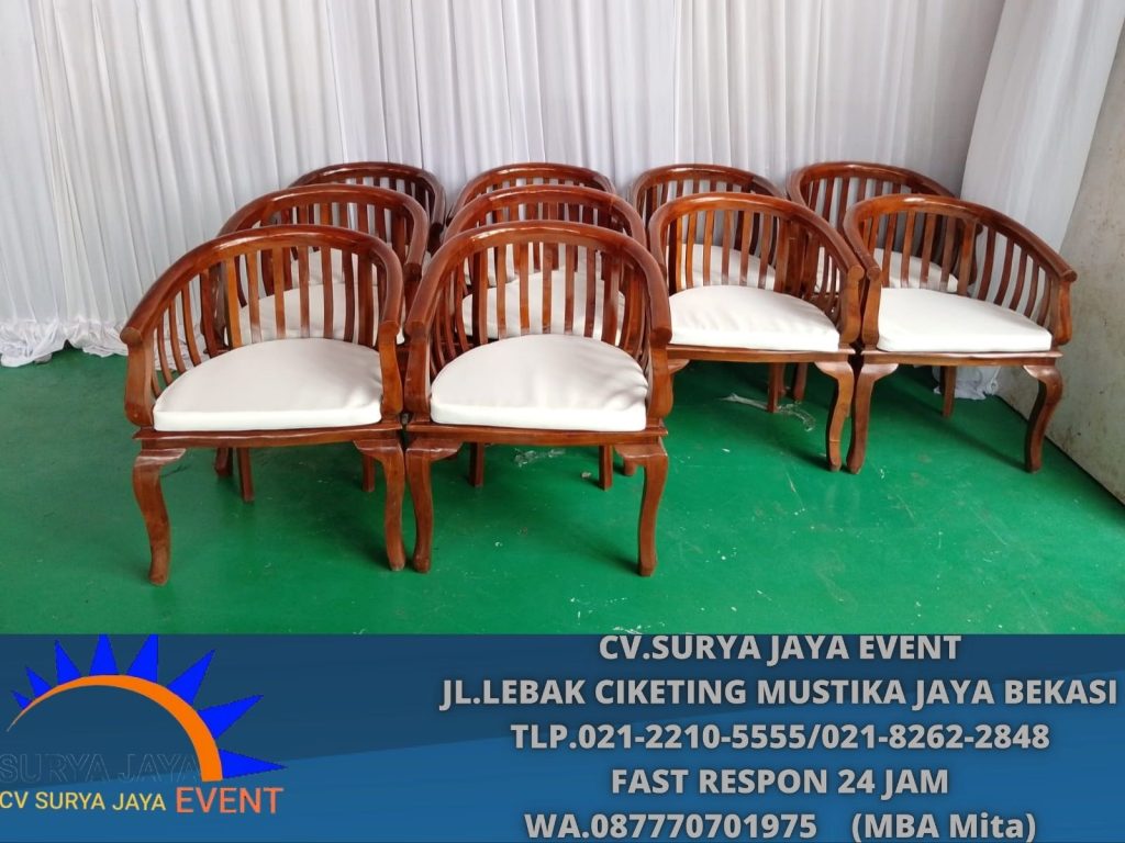Sewa Kursi VIP Kayu Model Betawi kramat Jati jakarta (0877-7070-1975)