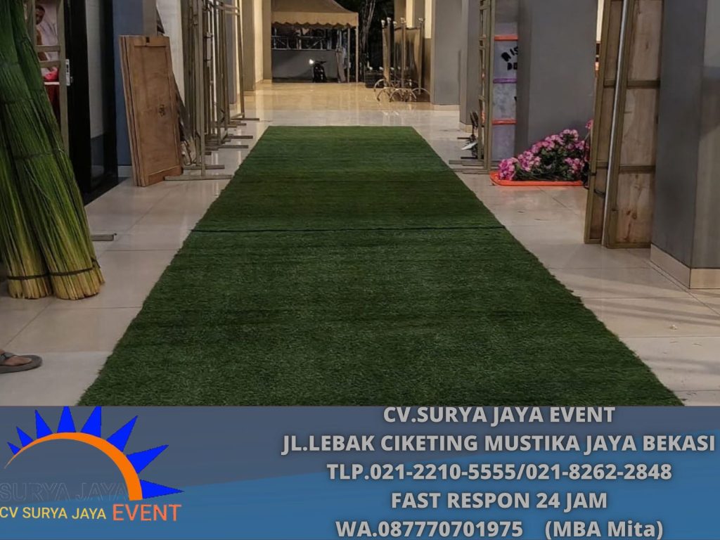 Sewa Rumput Sintes Event Serambi Al musyawarah Kelapa Gading (0877-7070-1975)