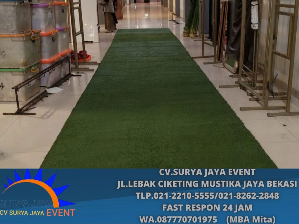 Sewa Rumput Sintes Event Serambi Al musyawarah Kelapa Gading (0877-7070-1975)