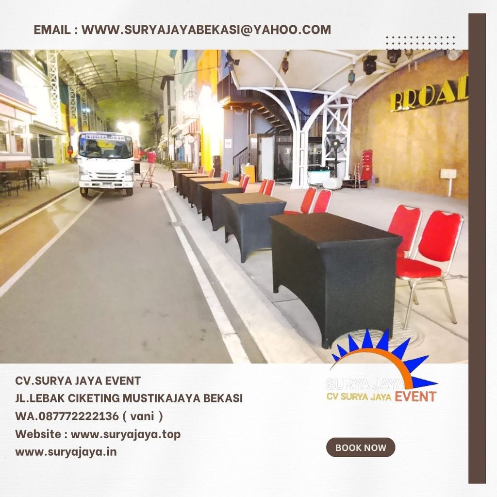 Sewa Kursi Event Stainless,Meja HPL Alam Sutra (087772222136)
