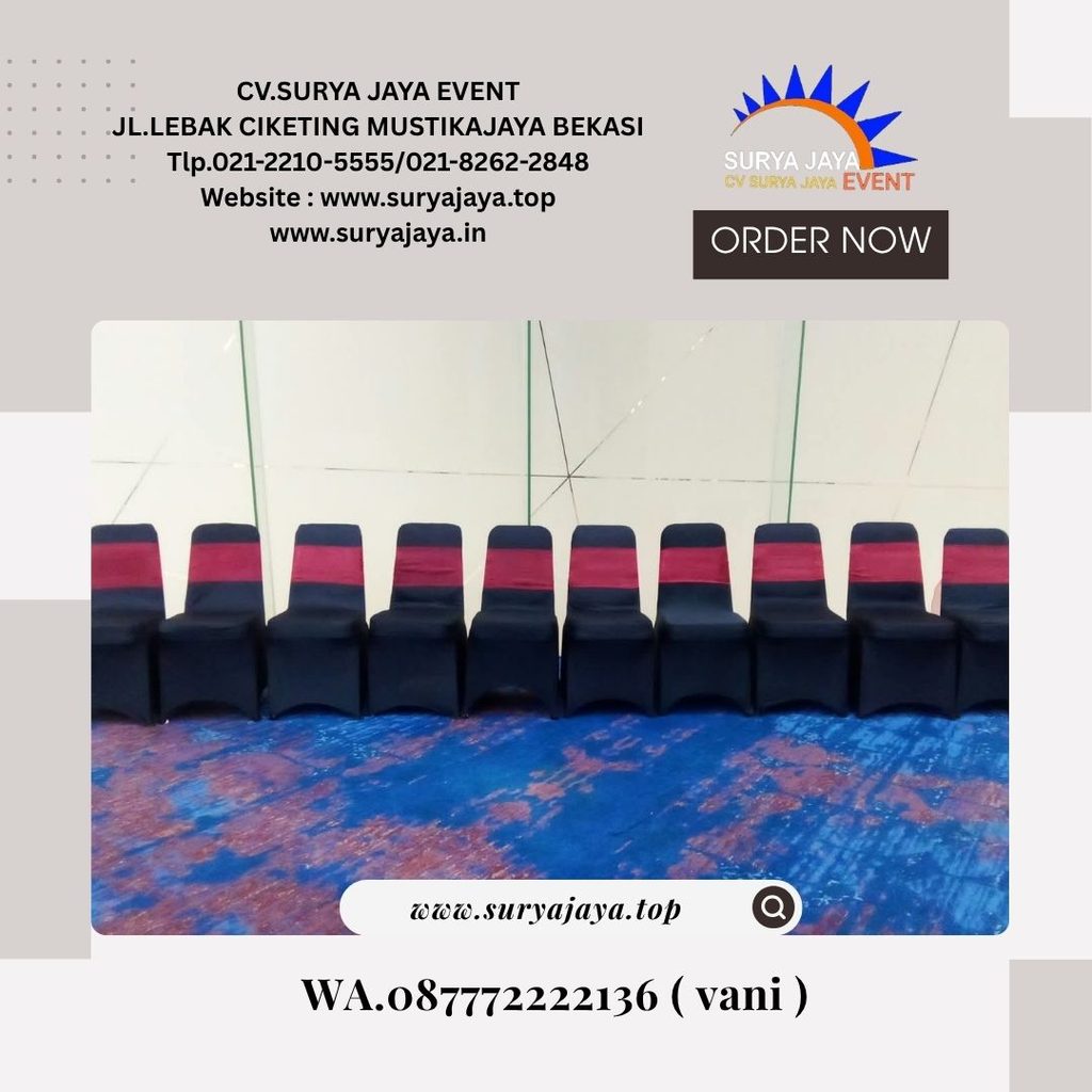 Sewa Kursi Futura Cover Dan Non cover jakarta (087772222136)