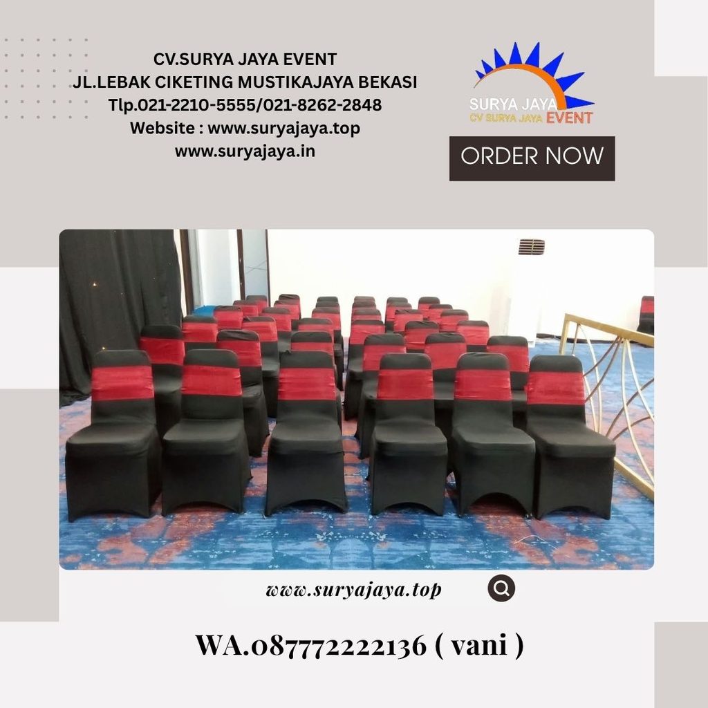 Sewa Kursi Futura Cover Dan Non cover jakarta (087772222136)