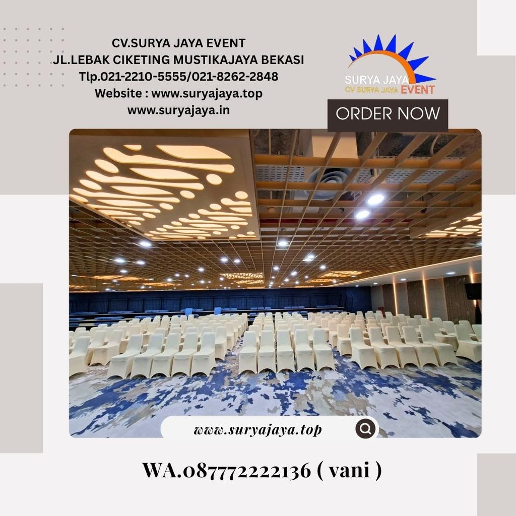 Sewa Kursi Futura Cover Dan Non cover jakarta (087772222136)