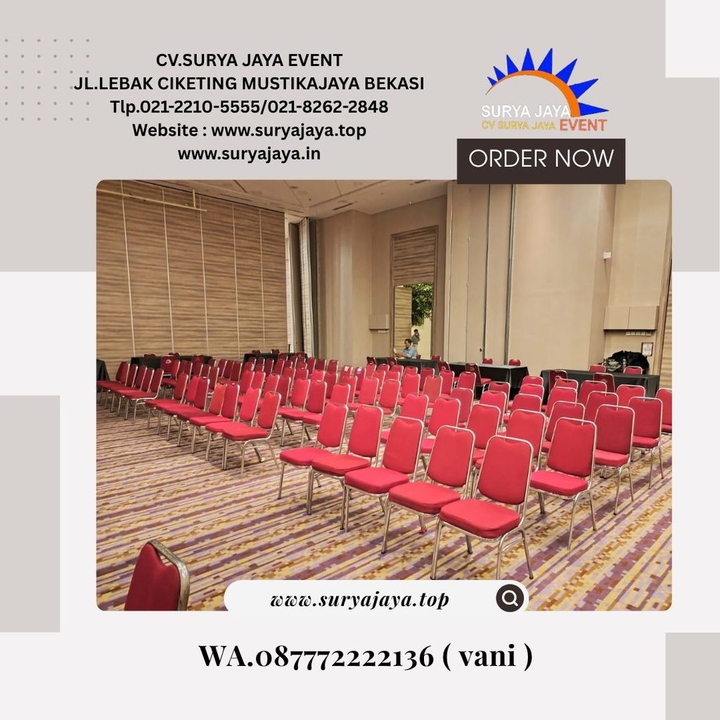 Sewa Kursi Futura Cover Dan Non cover jakarta (087772222136)
