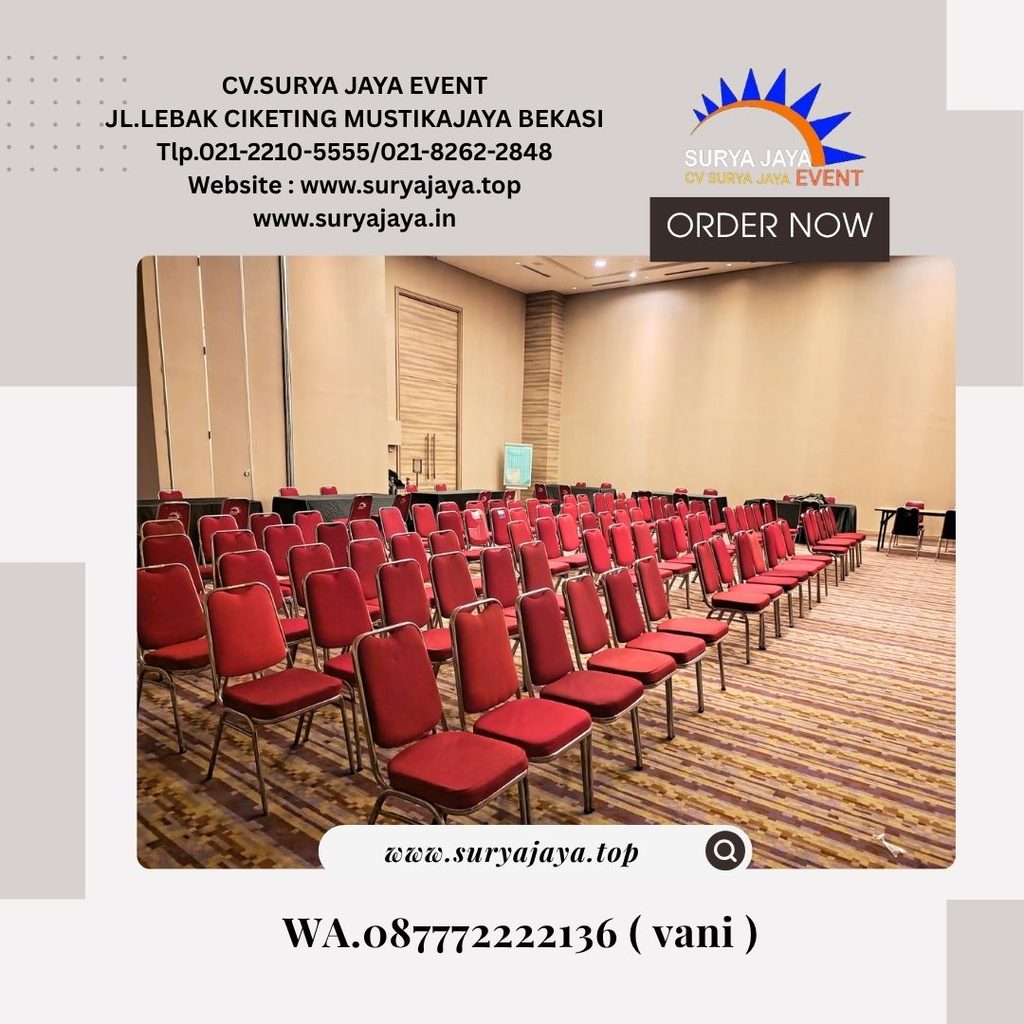 Sewa Kursi Futura Cover Dan Non cover jakarta (087772222136)