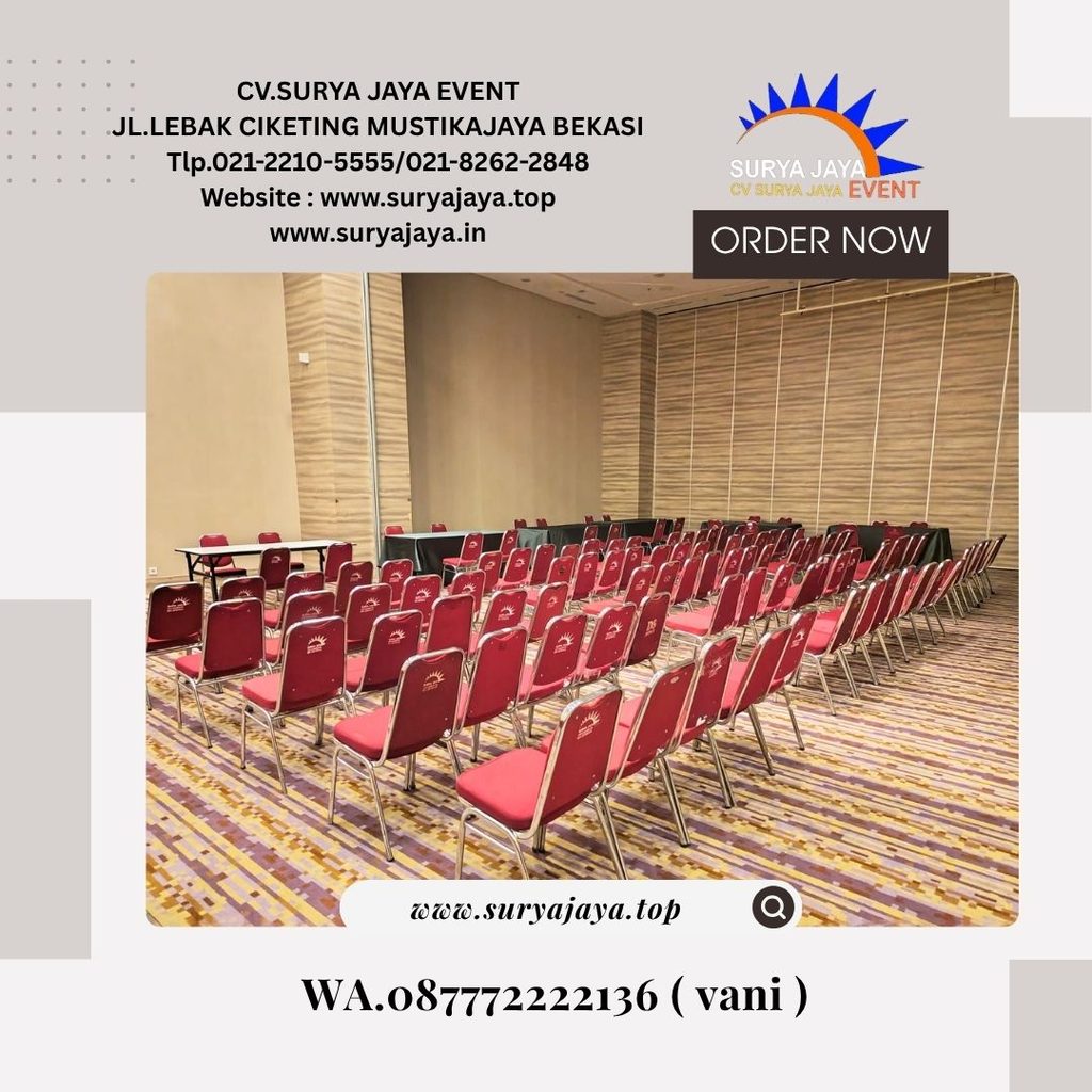 Sewa Kursi Futura Cover Dan Non cover jakarta (087772222136)