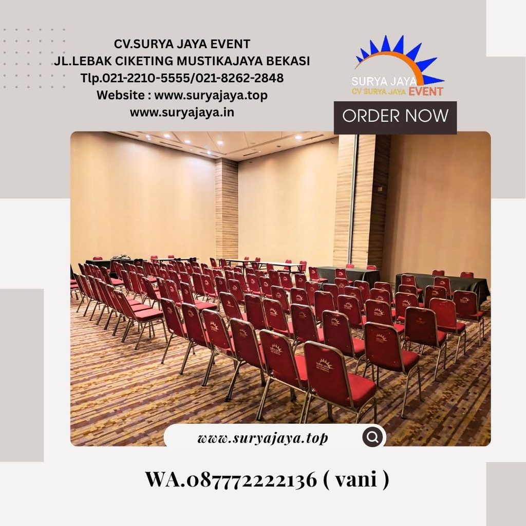 Sewa Kursi Futura Cover Dan Non cover jakarta (087772222136)