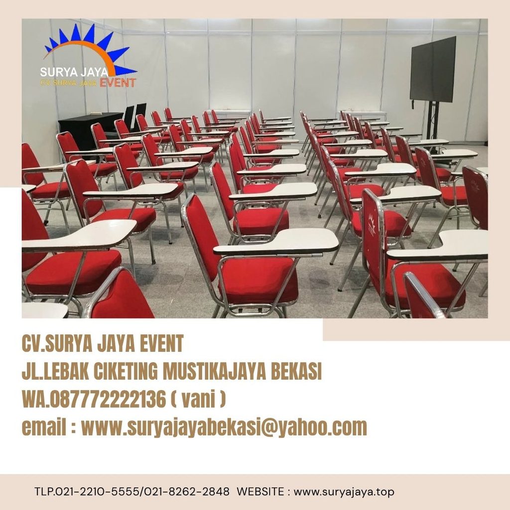 Sewa Kursi Test Merah Bogor (087772222136)