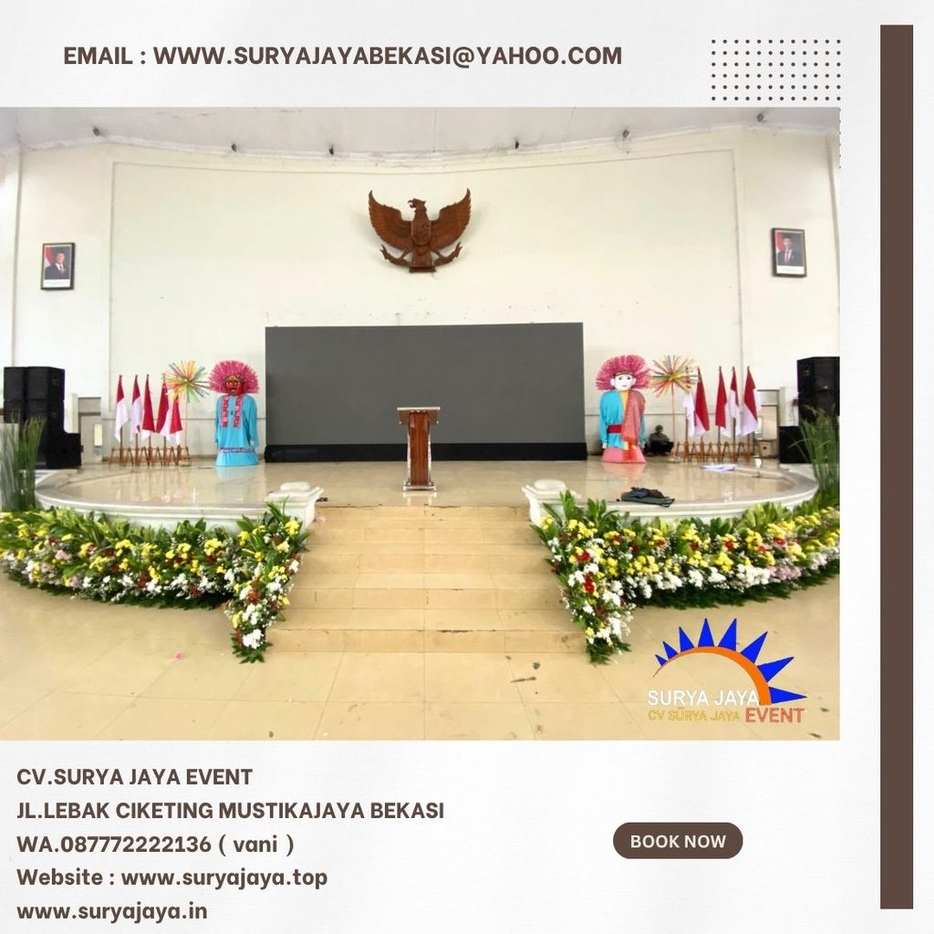 Sewa Kursi,Podium,Tiang Bendera Balai prajurit Ragunan (087772222136)