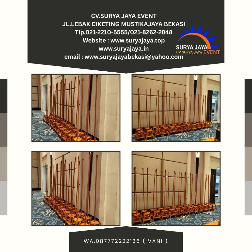 Sewa Sofa Hitam,Tiang bendera Pataka,Kursi Futura Daan Mogot (087772222136)