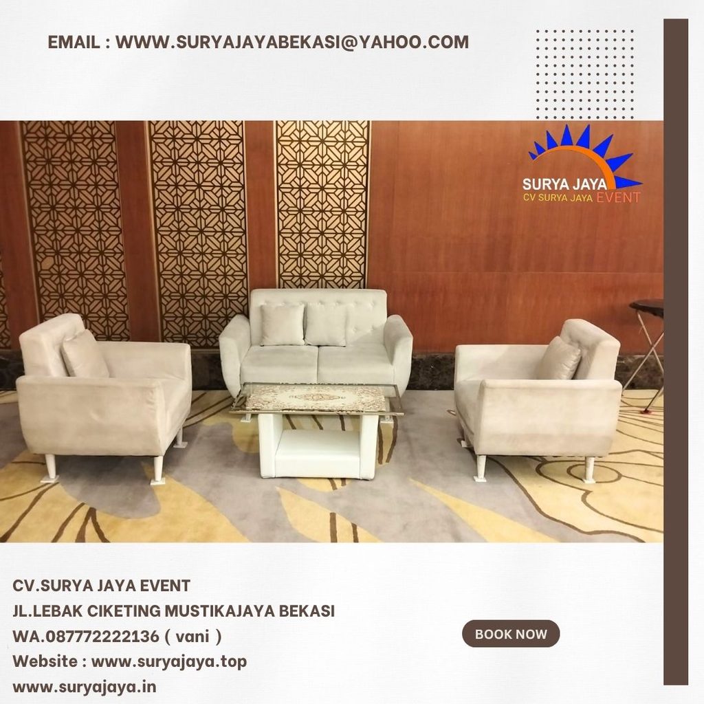 Sewa Sofa Single Dan Double Minimalis Event Balai Kartini Jaksel (087772222136)