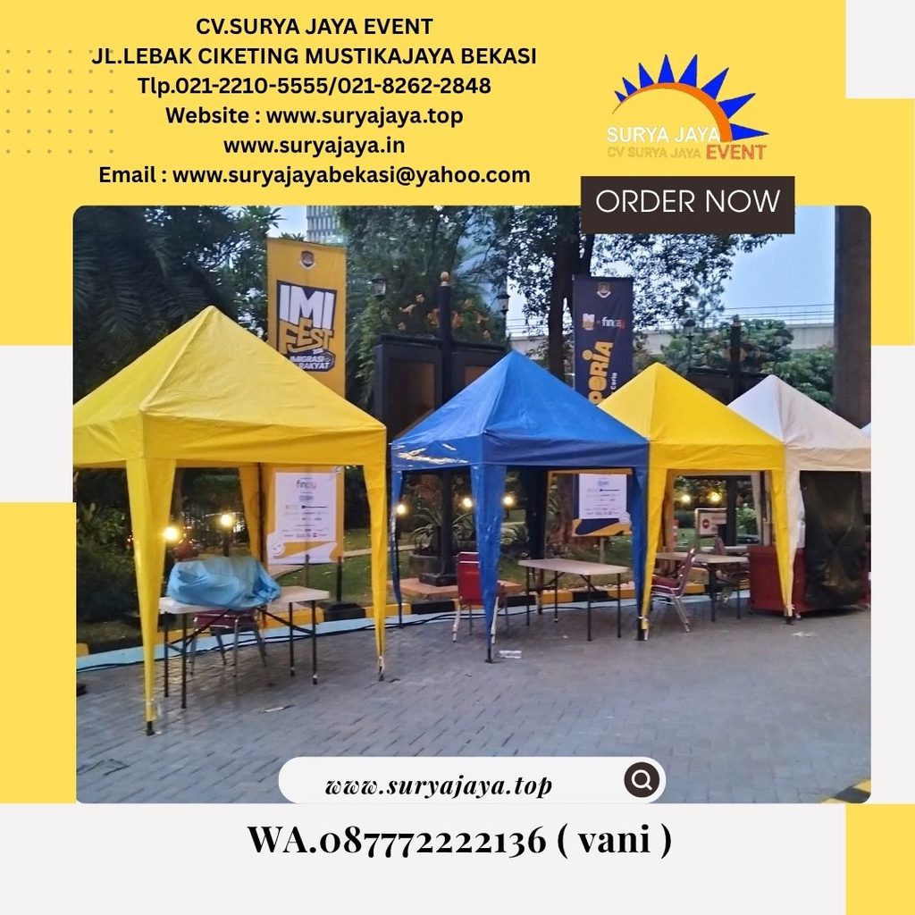 Sewa Tenda Bazar Atap Warna-Warni Jakarta (087772222136)
