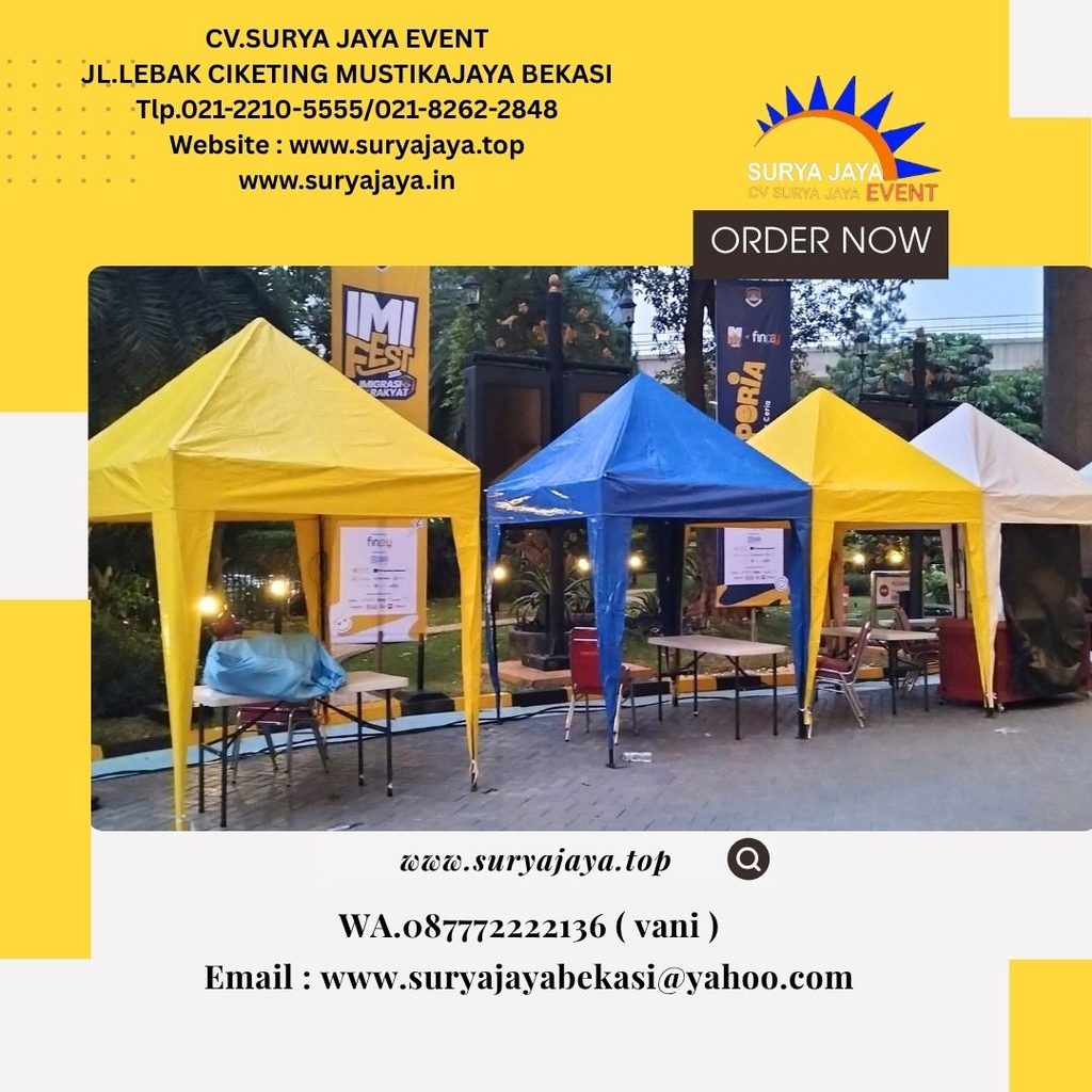 Sewa Tenda Bazar Atap Warna-Warni Jakarta (087772222136)