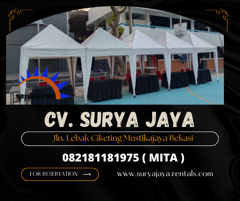 Sewa Tenda Bazar Putih Depok (082181181975)