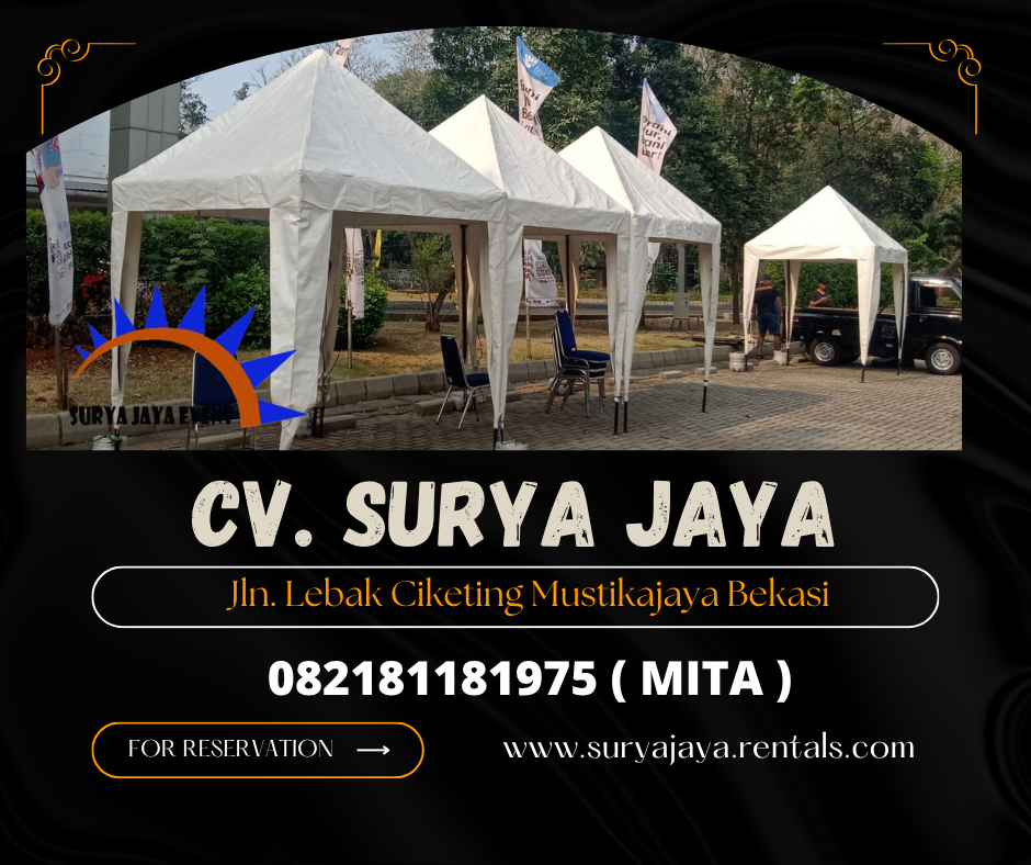 Sewa Tenda Bazar Biru Ukuran 3x3m Dan Mogot Jakarta (082181181975)