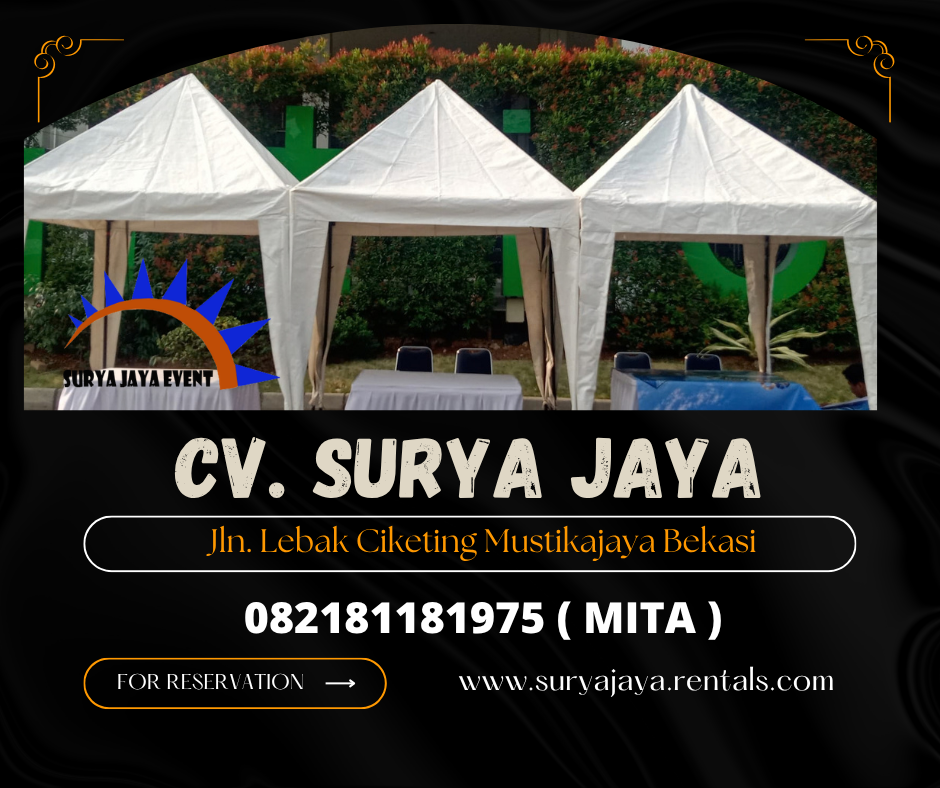 Sewa Tenda Bazar Biru Ukuran 3x3m Dan Mogot Jakarta (082181181975)