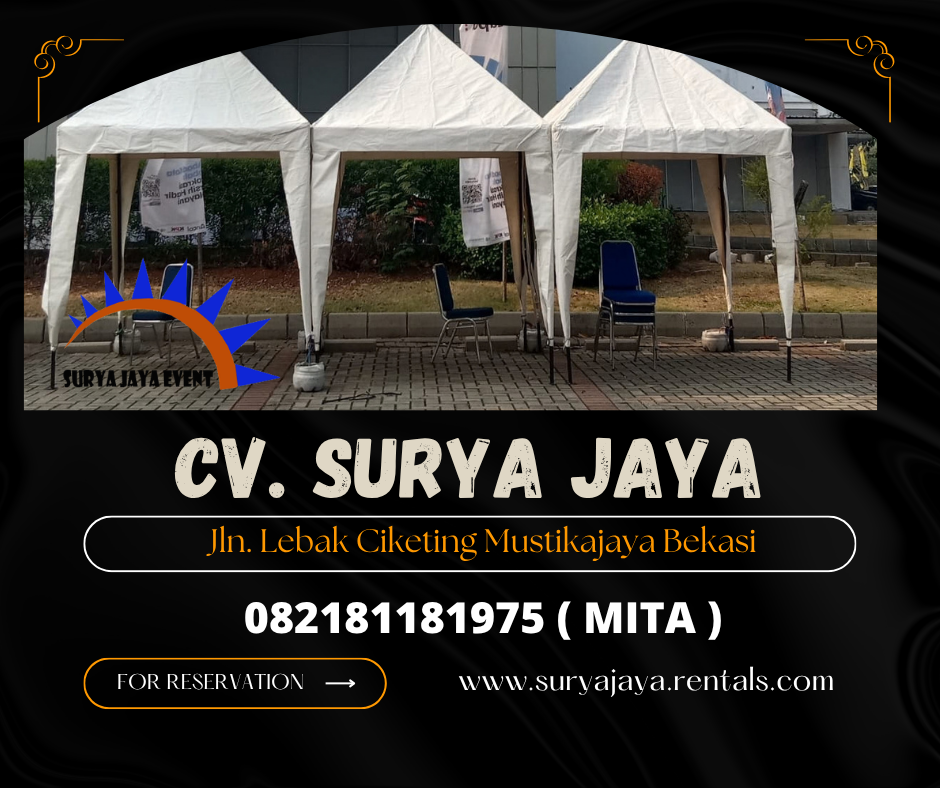 Sewa Tenda Bazar Biru Ukuran 3x3m Dan Mogot Jakarta (082181181975)