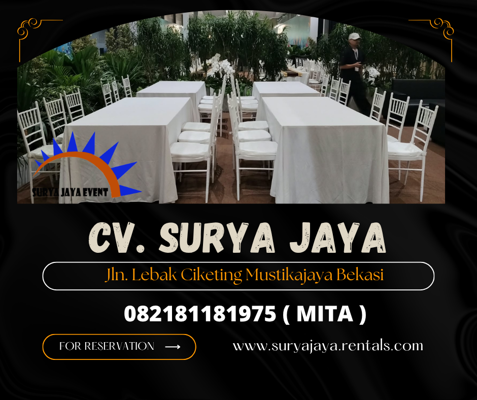 Sewa Kursi Tiffany Putih Jakarta (082181181975)