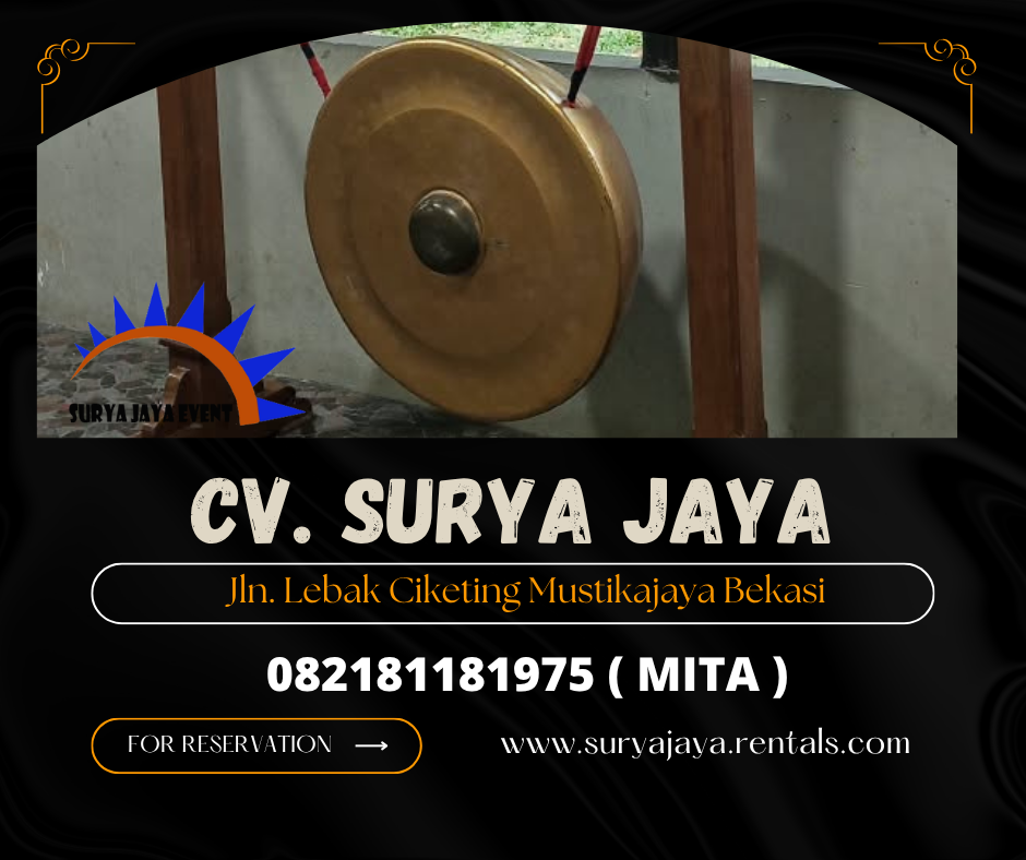 Sewa Gong Peresmian Jatiwarna Bekasi (082181181975)