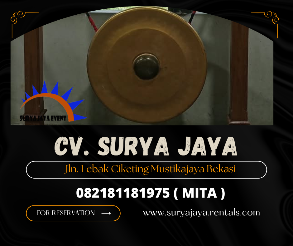 Sewa Gong Peresmian Jatiwarna Bekasi (082181181975)