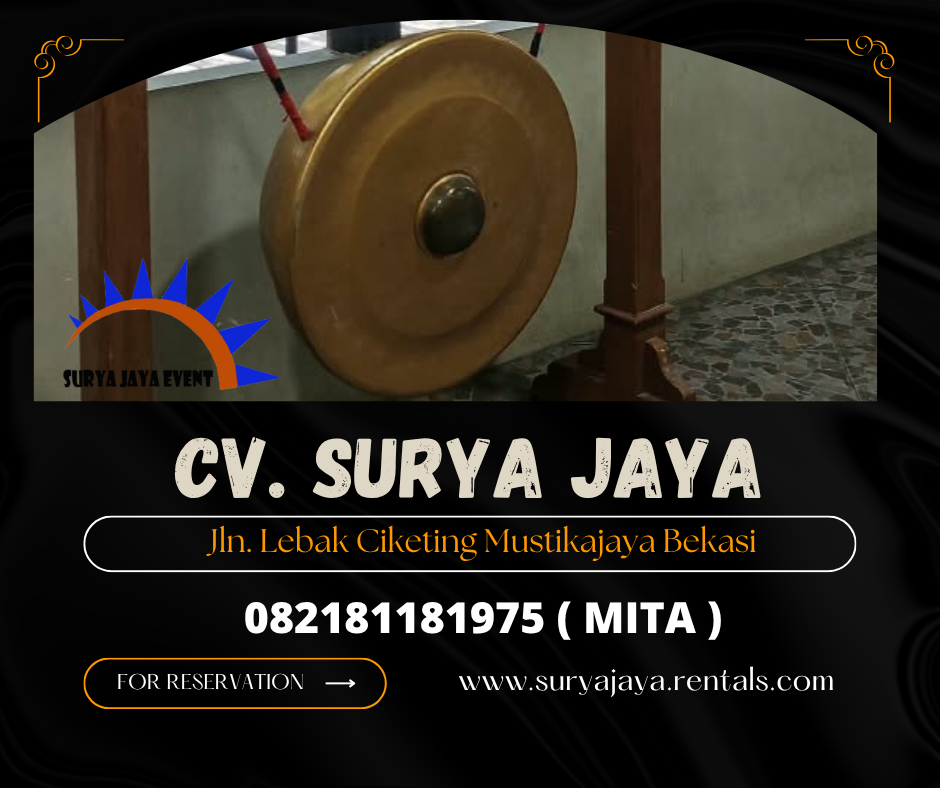 Sewa Gong Peresmian Jatiwarna Bekasi (082181181975)