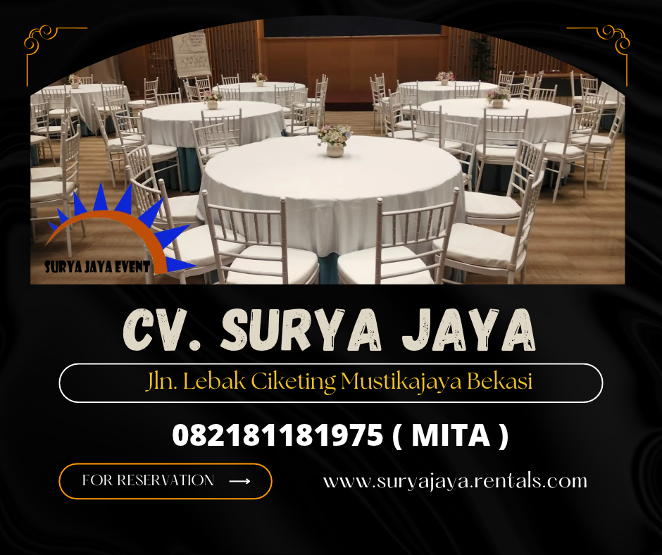 Sewa Kursi Tiffany Kayu Warna Putih Di Jakarta (082181181975)