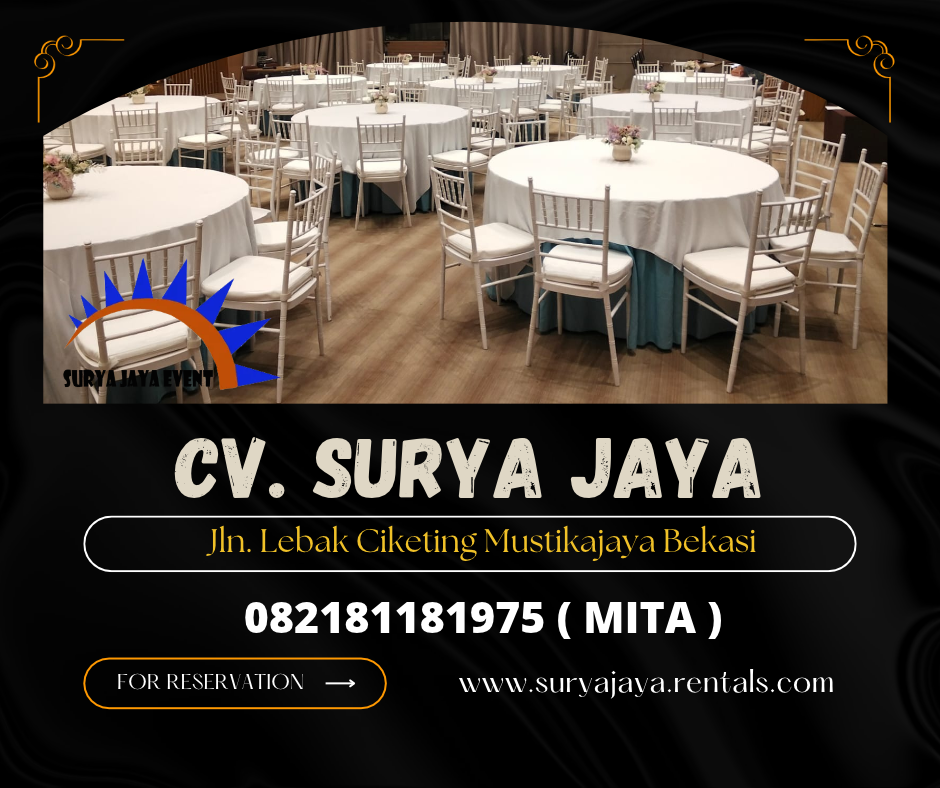 Sewa Kursi Tiffany Kayu Warna Putih Di Jakarta (082181181975)