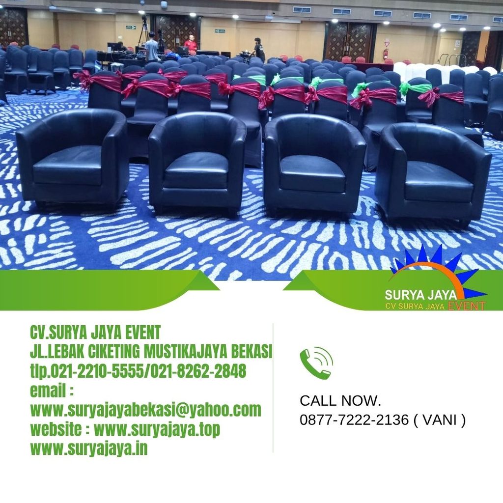 Rental Sofa Oval Warna Hitam Jakarta (087772222136)