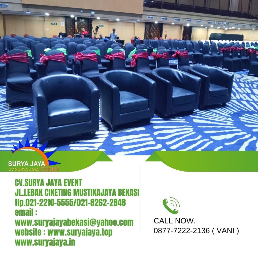 Rental Sofa Oval Warna Hitam Jakarta (087772222136)