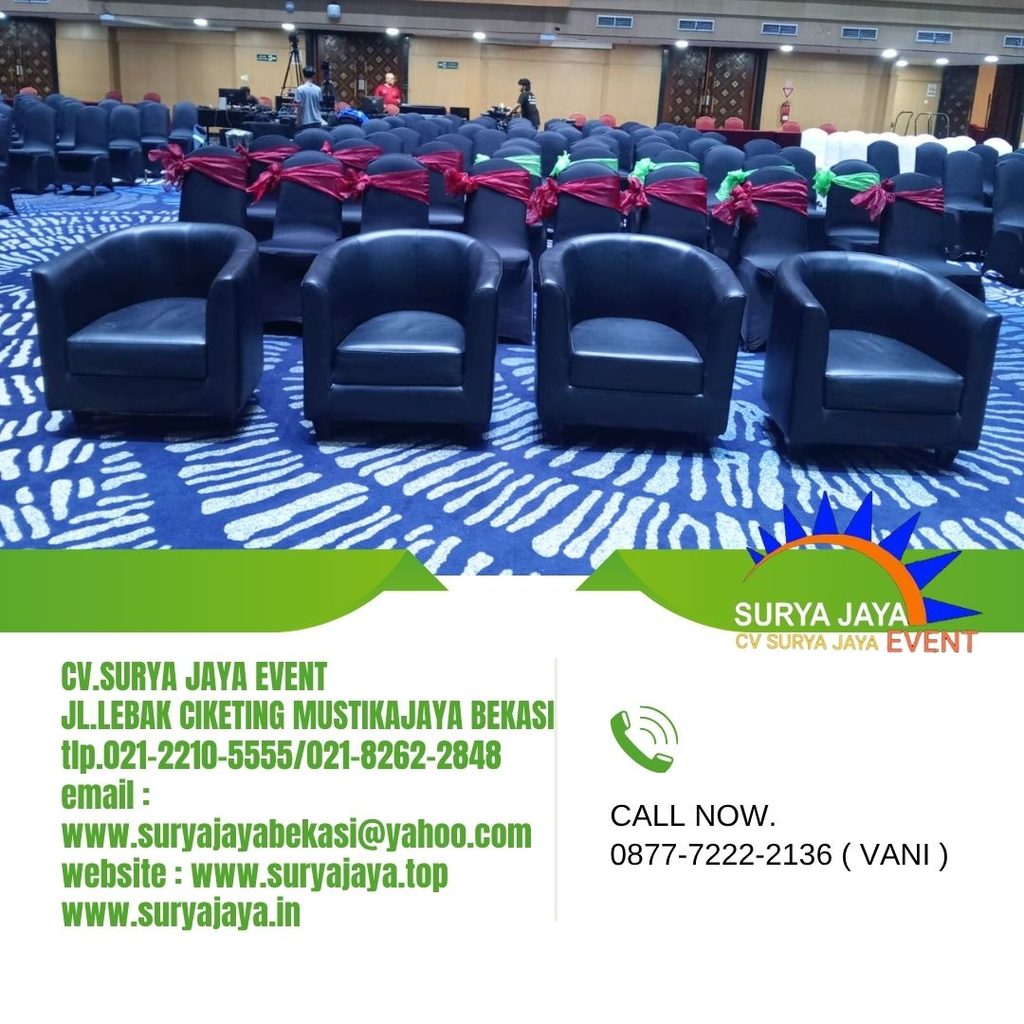 Rental Sofa Oval Warna Hitam Jakarta (087772222136)